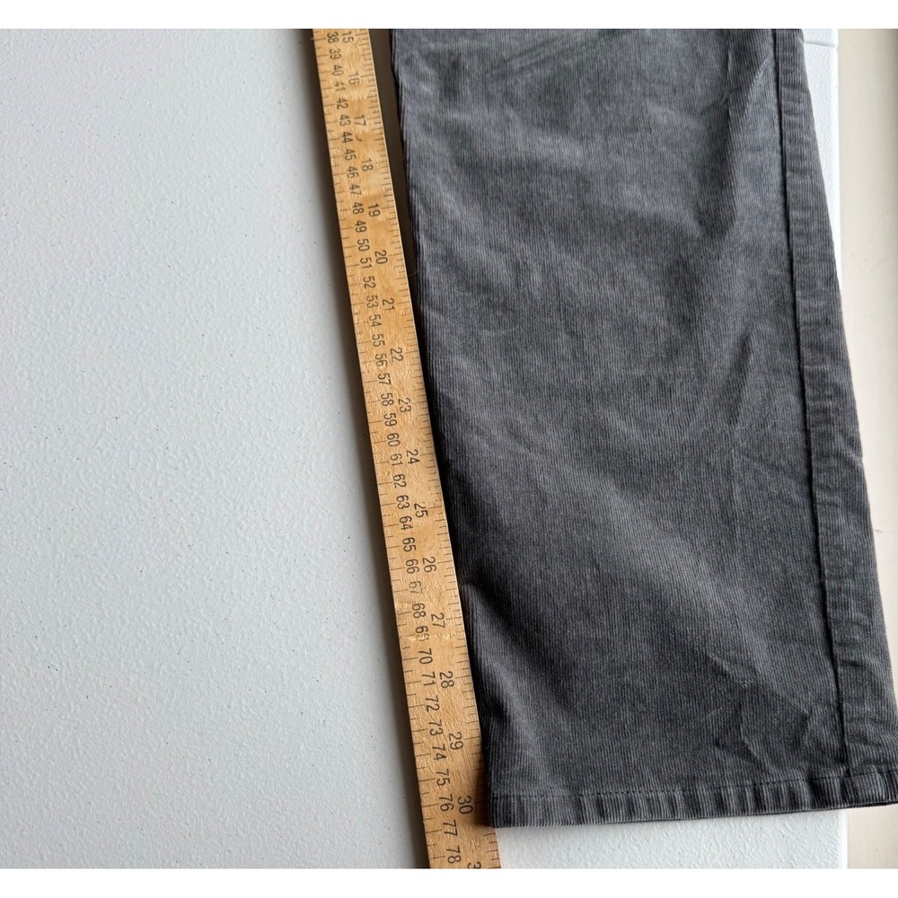 Vuori Pants Mens Corduroy Gray size 36x30 Preppy Casual Dressy - Picture 7 of 11